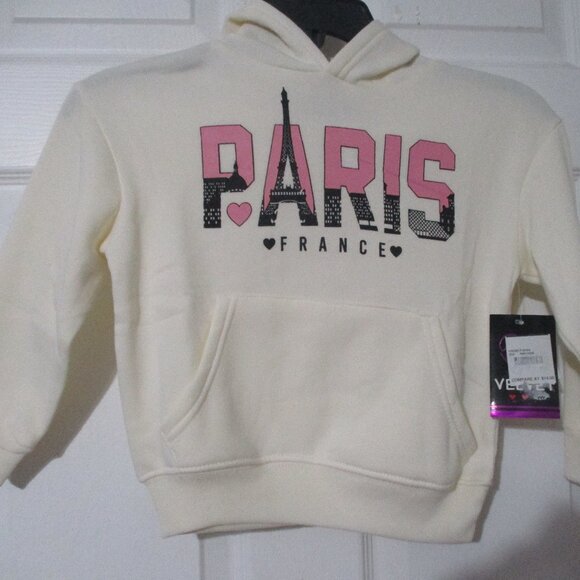Pink Velvet Hoodie (Paris France)Size 4 - Picture 1 of 7